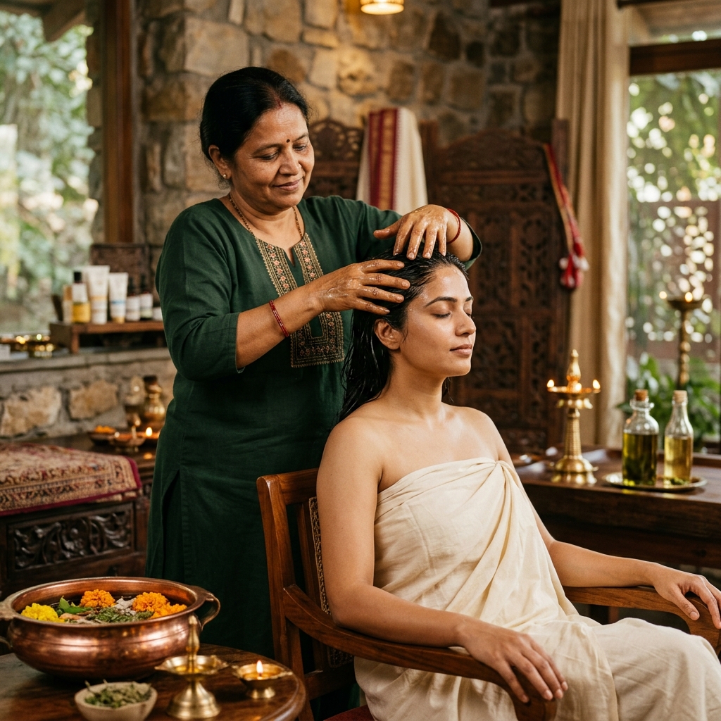 Ayurvedic Head Massage