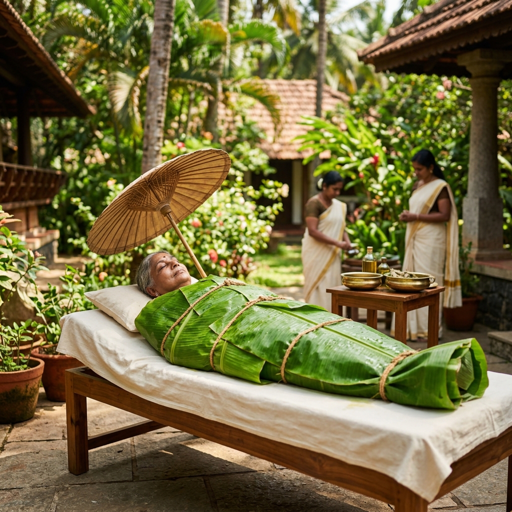 Banana Leaf Bath